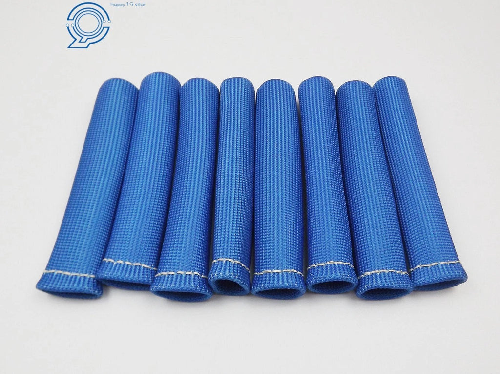8PCS Spark Plug Wire Heat Shield Protector Sleeve for SBC BBC (1200°)