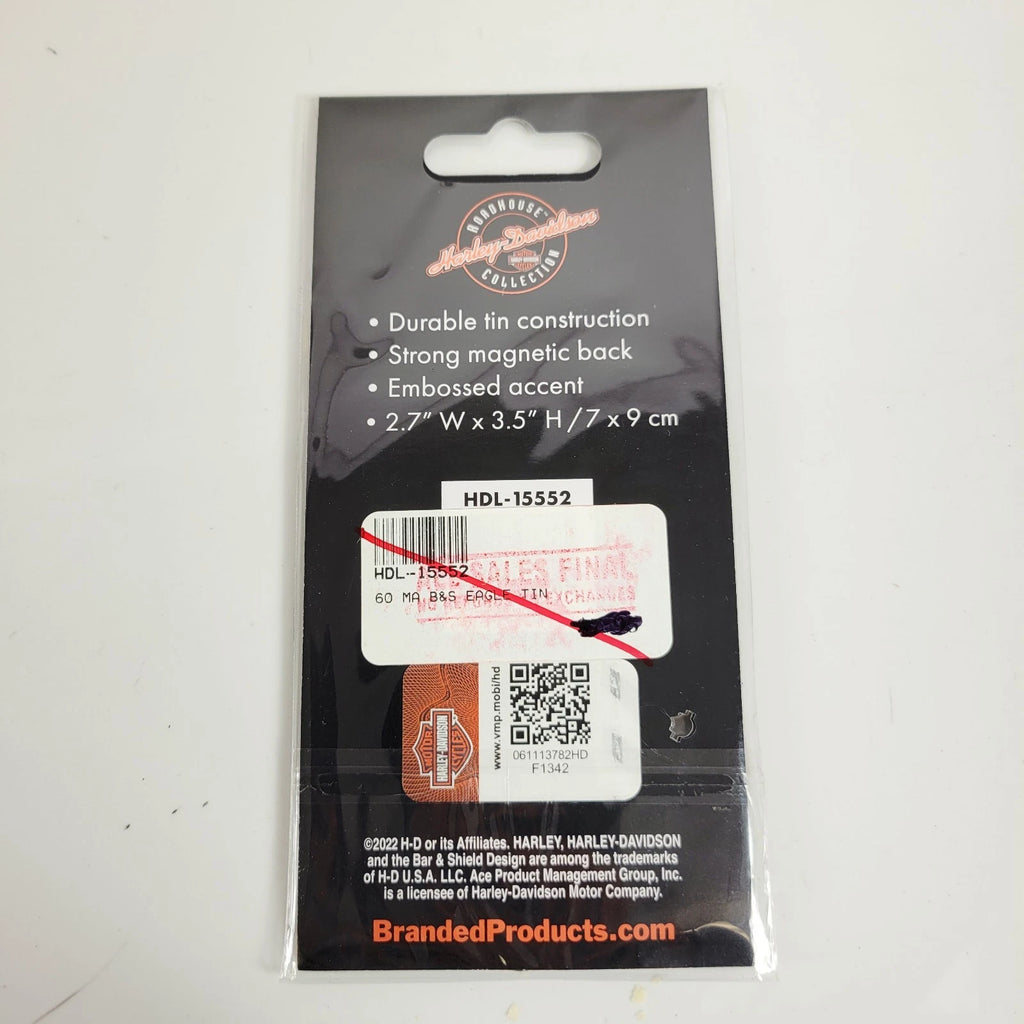 Eagle Tin Magnet for Harley-Davidson (Custom Shape, 2.7 x 3.5")