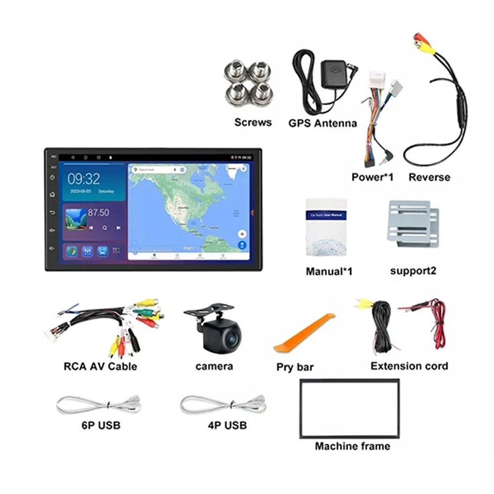 7 Inch Wireless CarPlay Android Auto Head Unit for Nissan Dualis J10 (2007–2014)