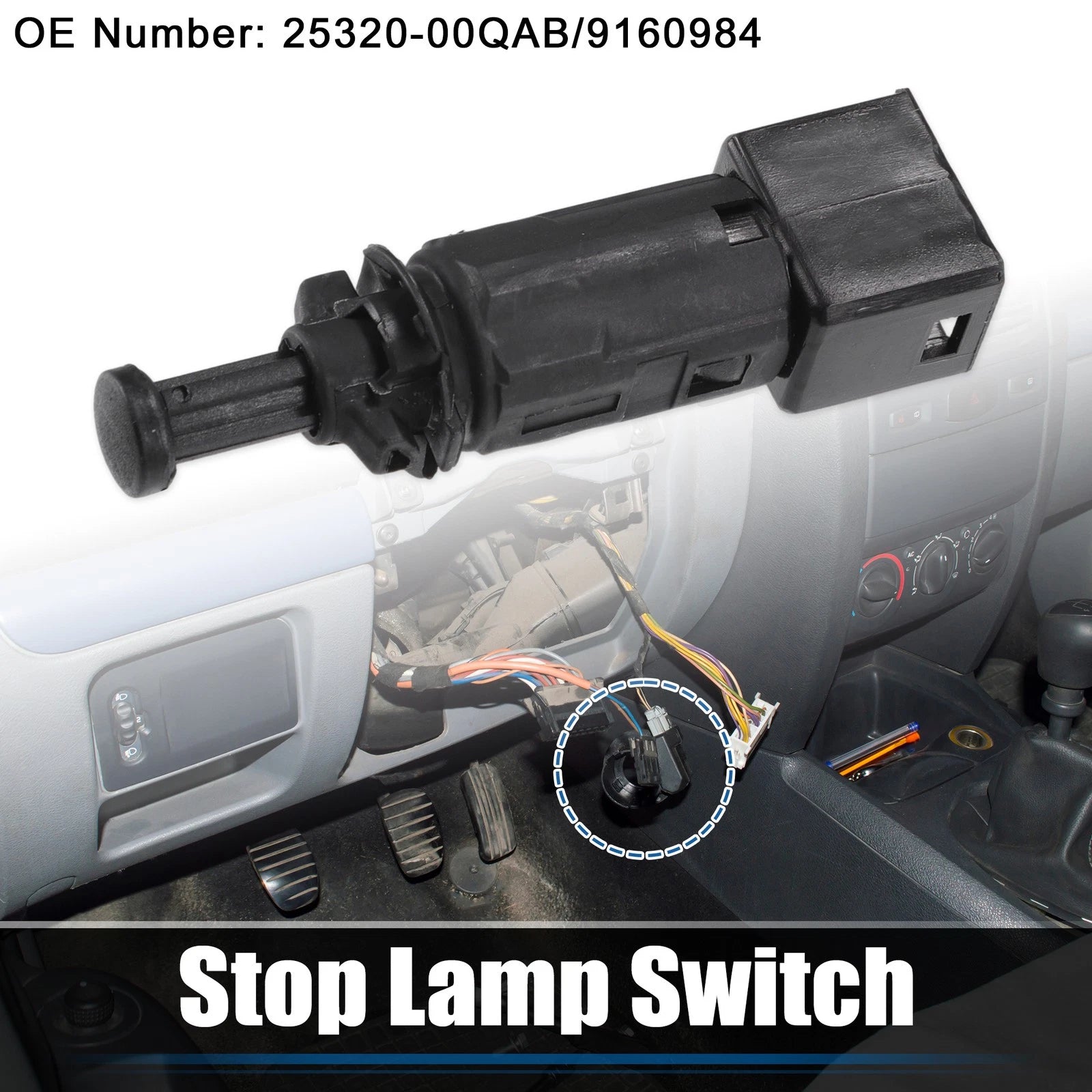 Brake Light Switch for Nissan Interstar Minibus (No. 25320-00QAB)