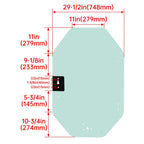 Cab Glass-Door for Gehl R220 V400 R190 V270 R260 V330 Skid Steer