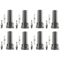 Set of 8 Denso Iridium TT Spark Plugs & Coil Boots for Dodge Dakota (2008)
