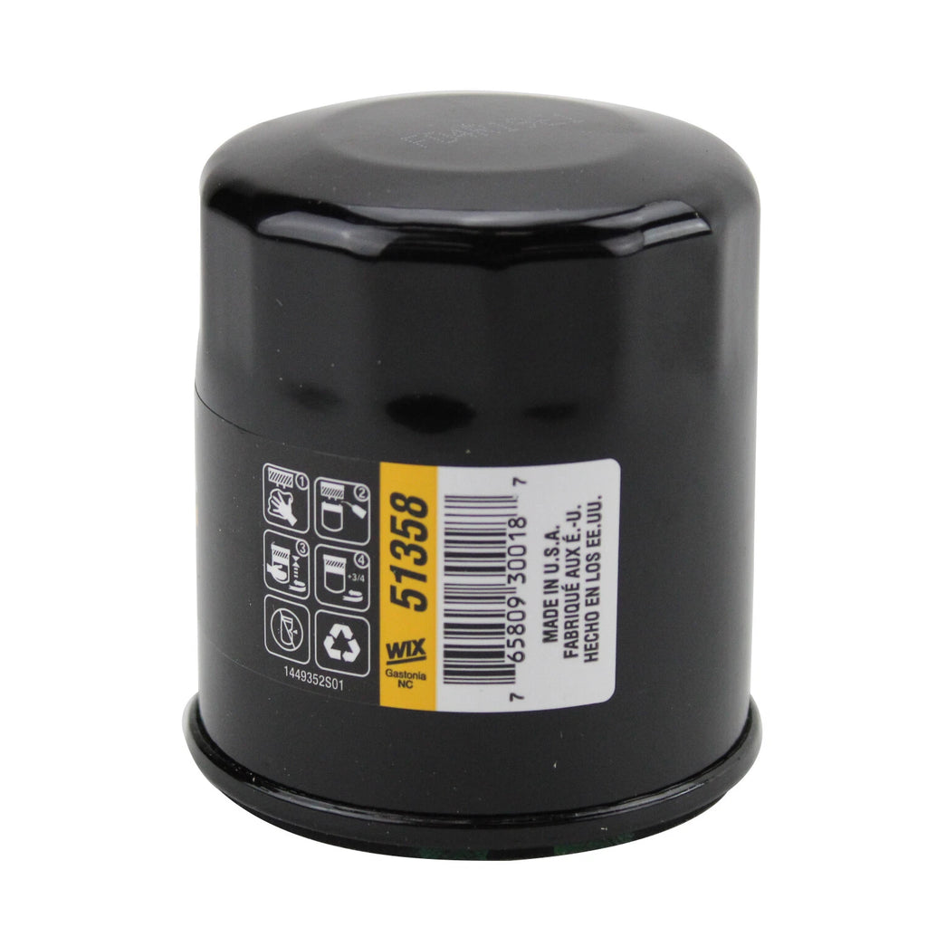 WIX Engine Oil Filter 51358 for Chevrolet Dodge Honda Infiniti Kia Mazda Nissan (2000–2023)