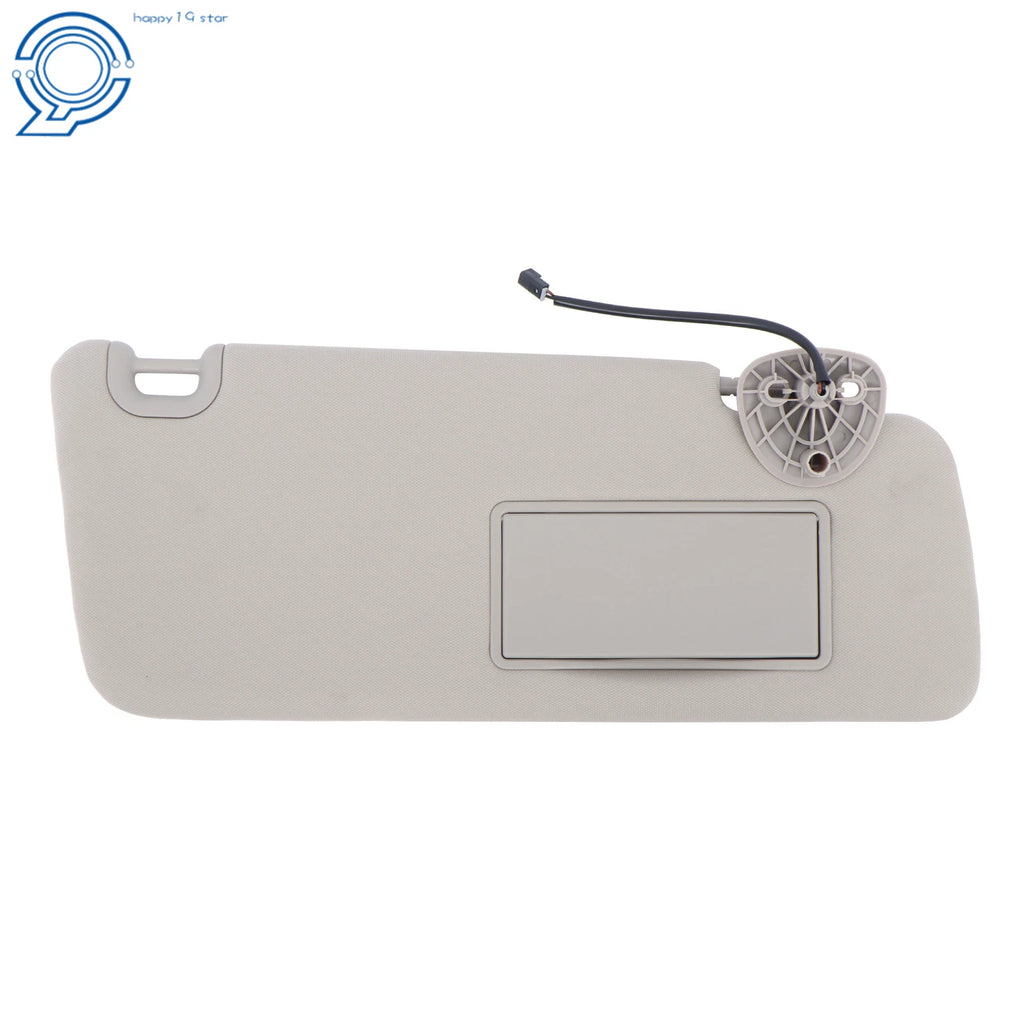 Right Passenger Sun Visor for Ram 1500 2500 3500 (2013-2021) Light Gray