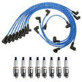 NGK 7mm Wire Set & Denso Spark Plug Kit for Chevrolet Chevelle/Impala (1964–1972)