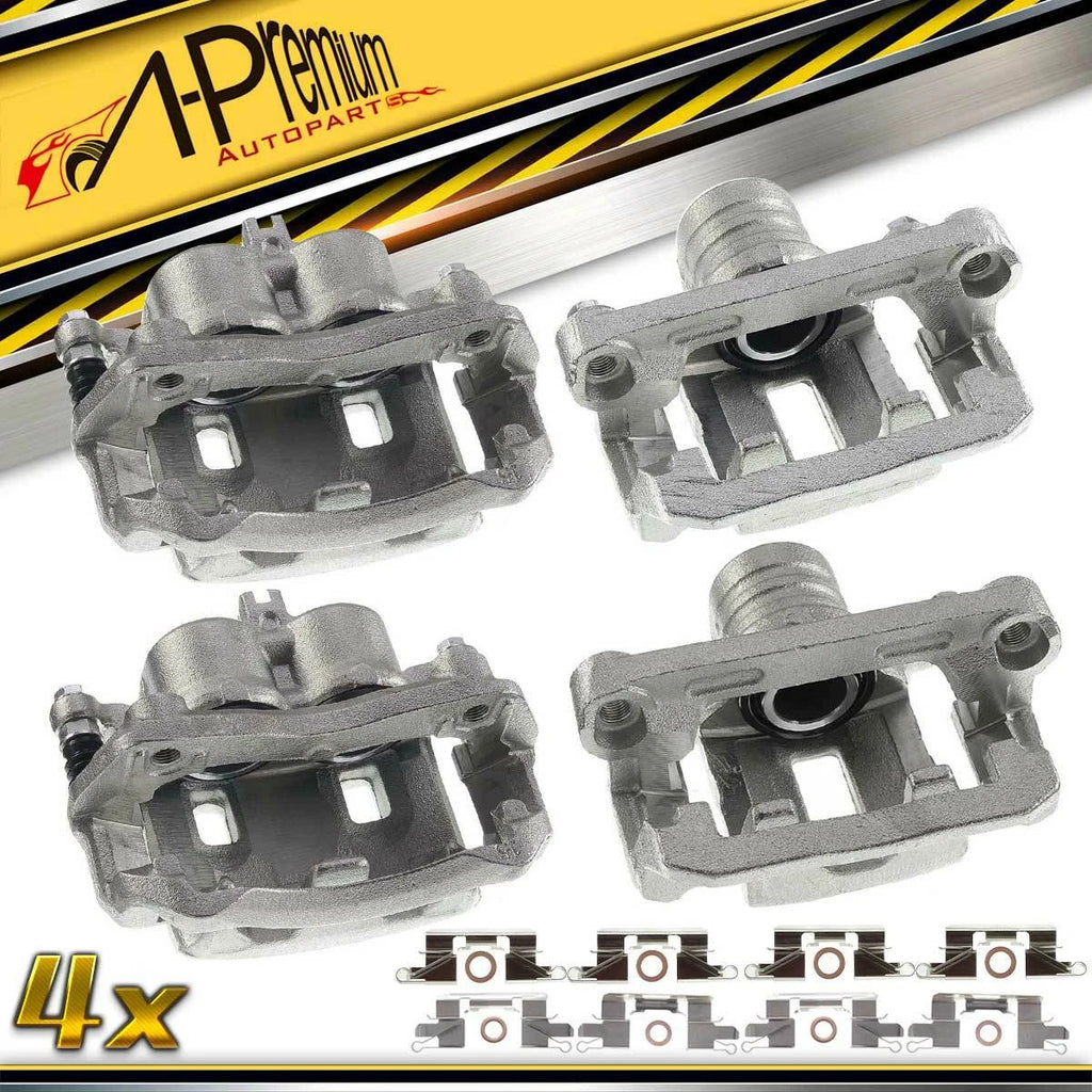 Set of 4 Brake Calipers with Bracket for Nissan Frontier