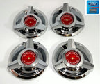 Logo Wire Wheel Spinner Hubcaps Set for 1962–1963 Ford Thunderbird