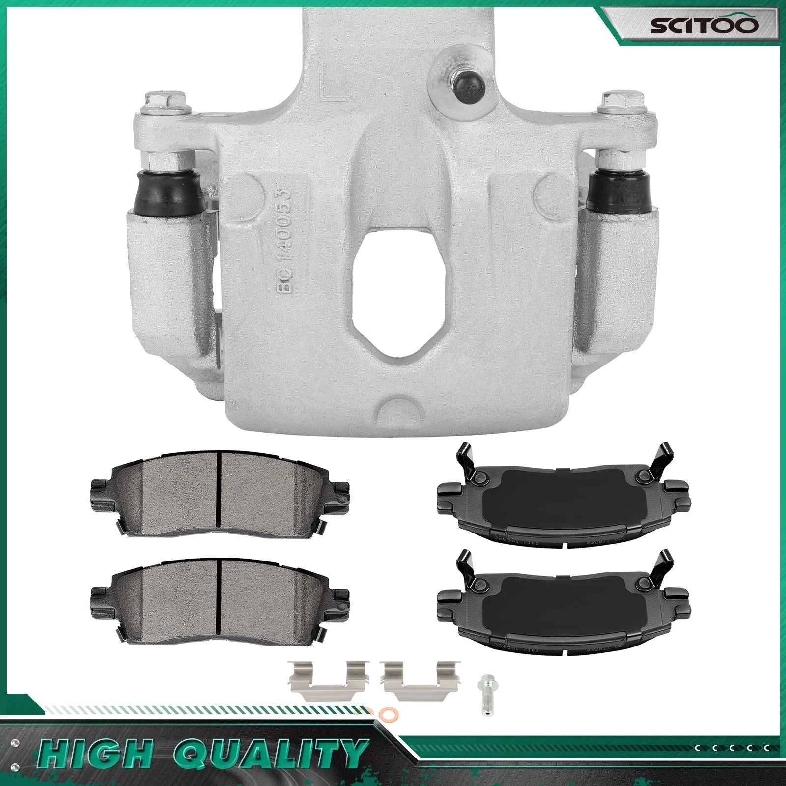 Rear Ceramic Brake Pads for Buick Enclave, Chevy Traverse, GMC Acadia (2008–2017)