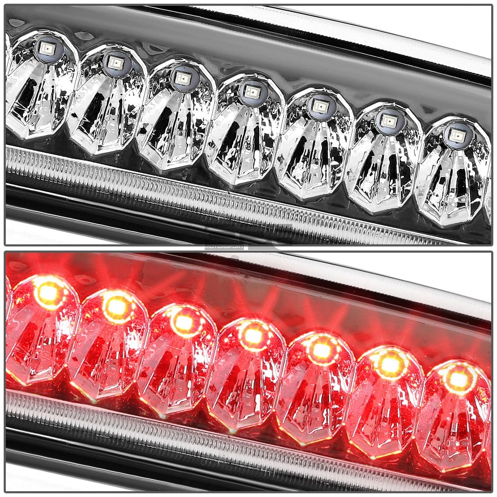 Full LED Third Tail Brake Light for Ford Explorer (1998–2001) Chrome