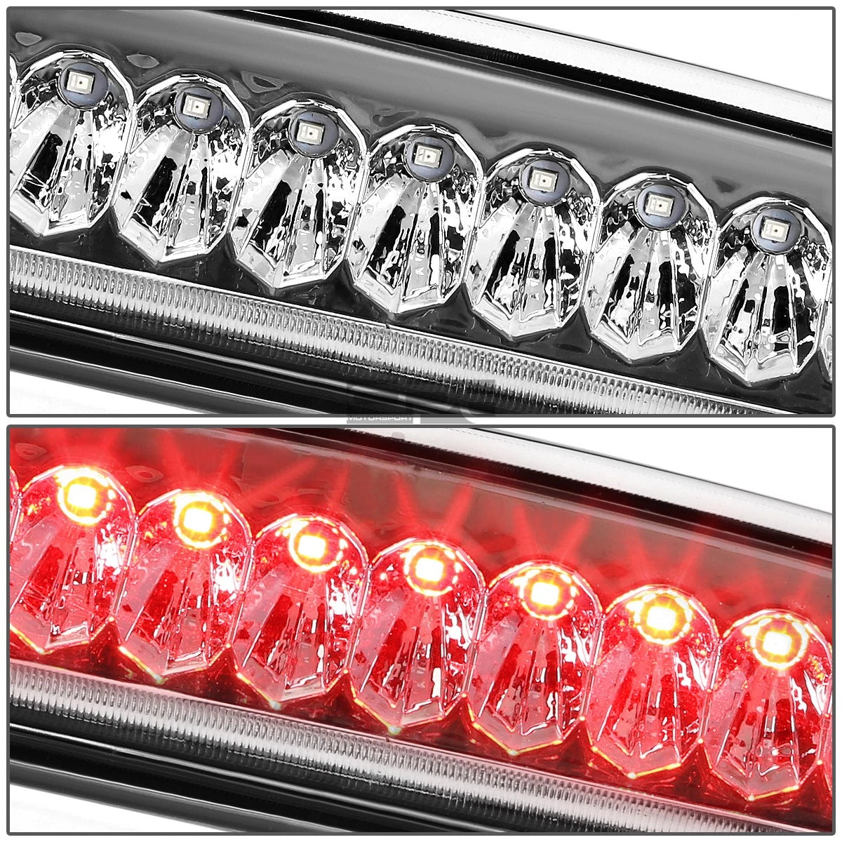 Full LED Third Tail Brake Light for Ford Explorer (1998–2001) Chrome