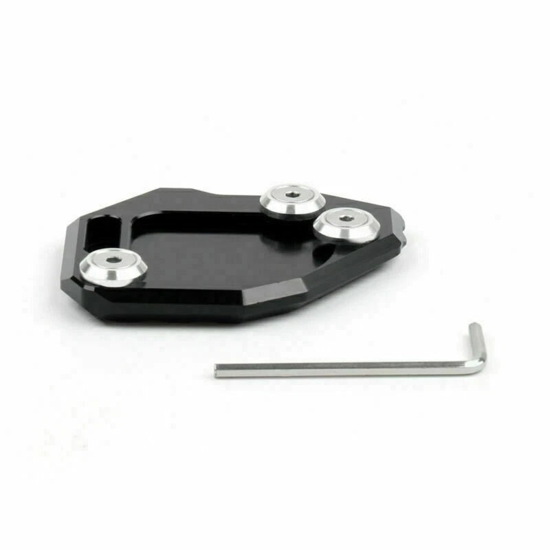 Side Stand Kickstand Plate Pad for BMW F800GS (2008–2015) Black