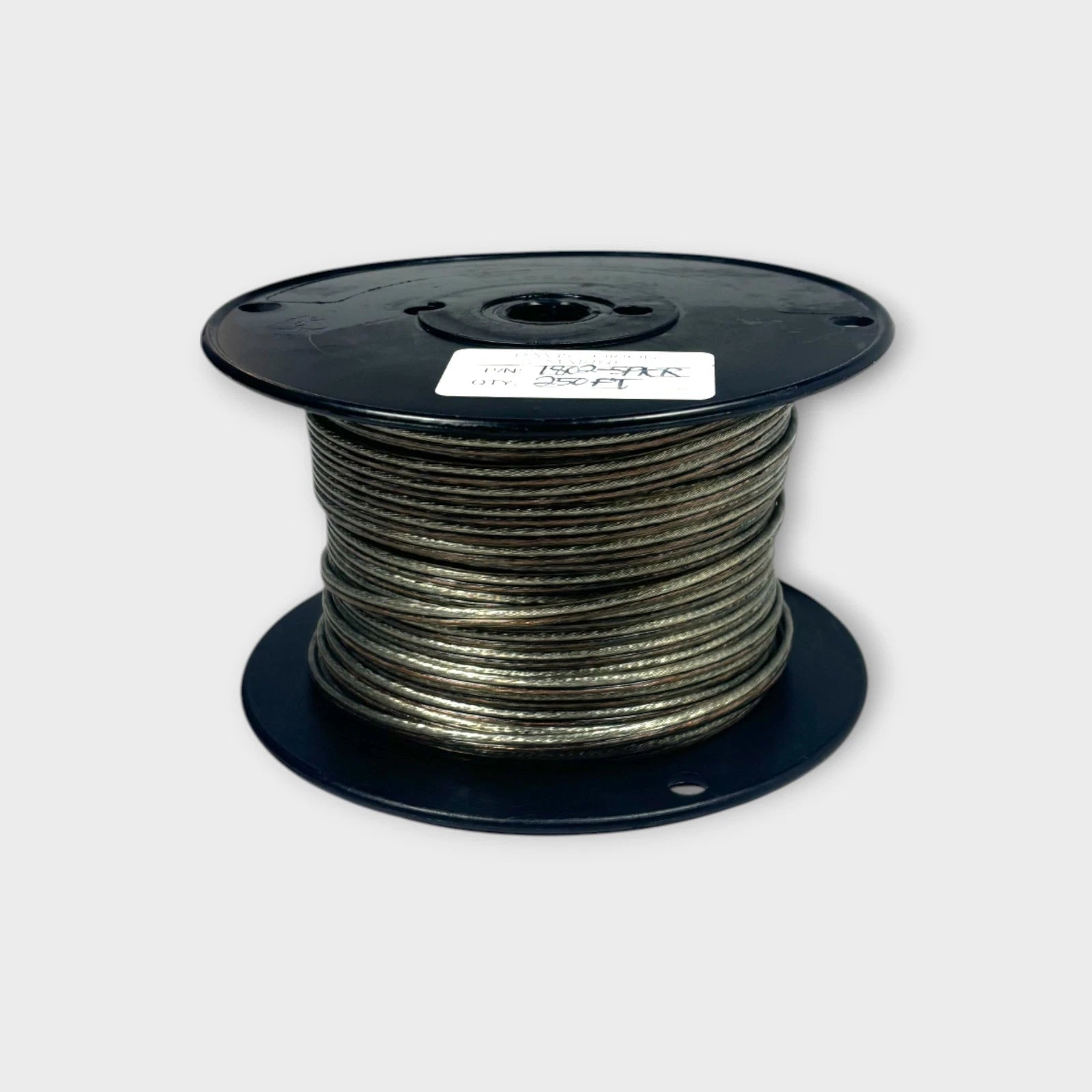 18 AWG Speaker Wire, 2 Conductor, Clear, 250FT Spool