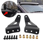 Upper Roof A-Pillar Light Bar Mounts for Off-Road Vehicles