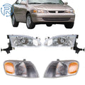 Headlight & Corner Parking Lights Set Halogen for Toyota Corolla (1998–2000)