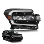 Full LED Headlight Right Side for Ford Expedition (2022–2024) - Black Trim