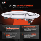 Front Right Exterior Door Handle for Hyundai Sonata (2002–2005) Kia Optima (2002–2005)