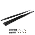 2X Carbon Fiber Side Skirt Extensions for BMW F80 F81 M3 (2015–2018)