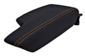Leather Console Lid Armrest Cover for Subaru Impreza (2017–2020) Orange Stitch