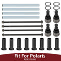 Front Upper A Arm Bushing Pivot Shaft + Ball Joint for Polaris RZR 570 (2012–2022)