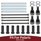 Front Upper A Arm Bushing Pivot Shaft + Ball Joint for Polaris RZR 570 (2012–2022)