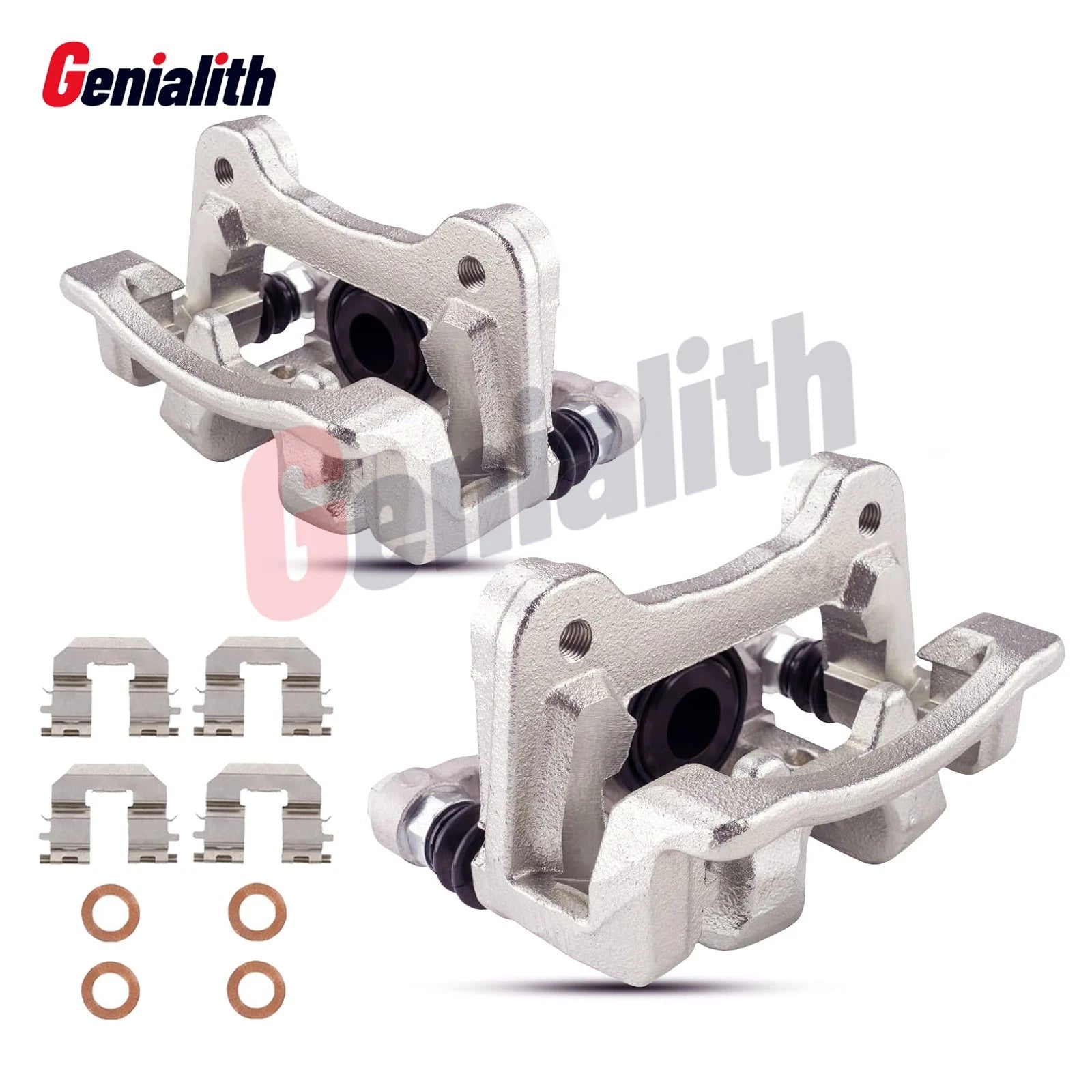 2X Rear Brake Caliper w/ Bracket for Hyundai Sonata Kia Optima (2011–2015)