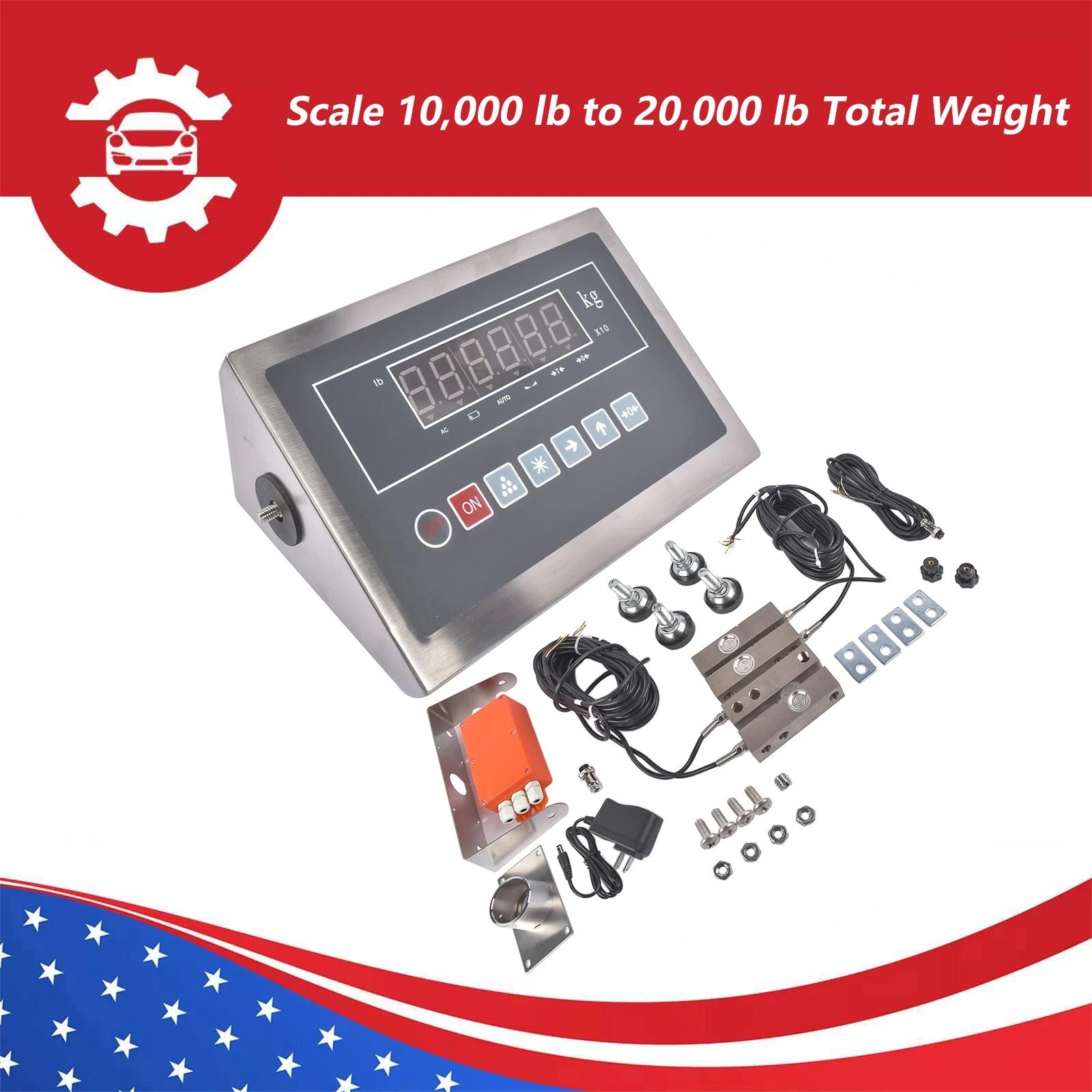 Livestock Scale Kit for Hogs Goats Sheep Alpacas Pigs (Steel Plastic)