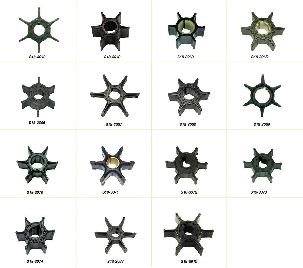 Water Pump Impeller for Yamaha Sierra Type 688-44352-03-00 (S18-3070)