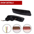 Smoke Red LED Bumper Reflector for Lexus ES300h ES350 (2013–2018)