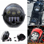 DOT Approved LED Headlight Lamp for Harley V-Rod (2002-2017)