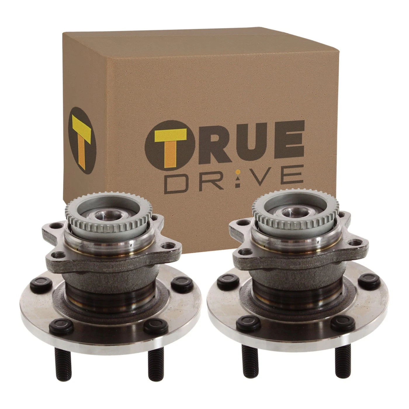 Set of 2 Wheel Hubs for Mitsubishi Galant (2004–2012) Rear with Bearing