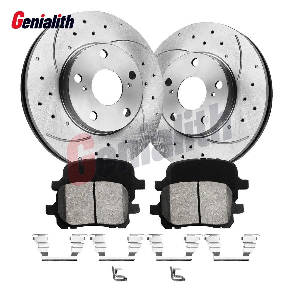 Front Brake Rotors & Ceramic Pads for Toyota Camry/Solara (1997–2003)