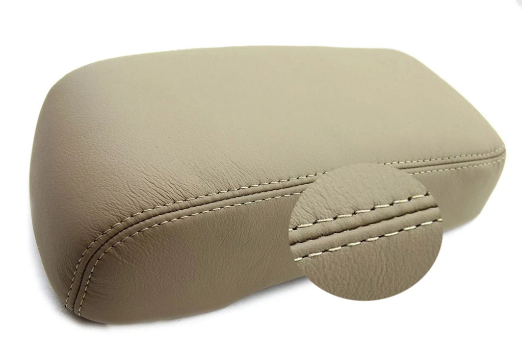 Center Console Armrest Cover for Hummer H3 (2005–2010) Beige Leather