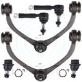 Set of 6 Control Arm Ball Joints and Tie Rods for Mitsubishi Raider Dodge Dakota (2006–2009)
