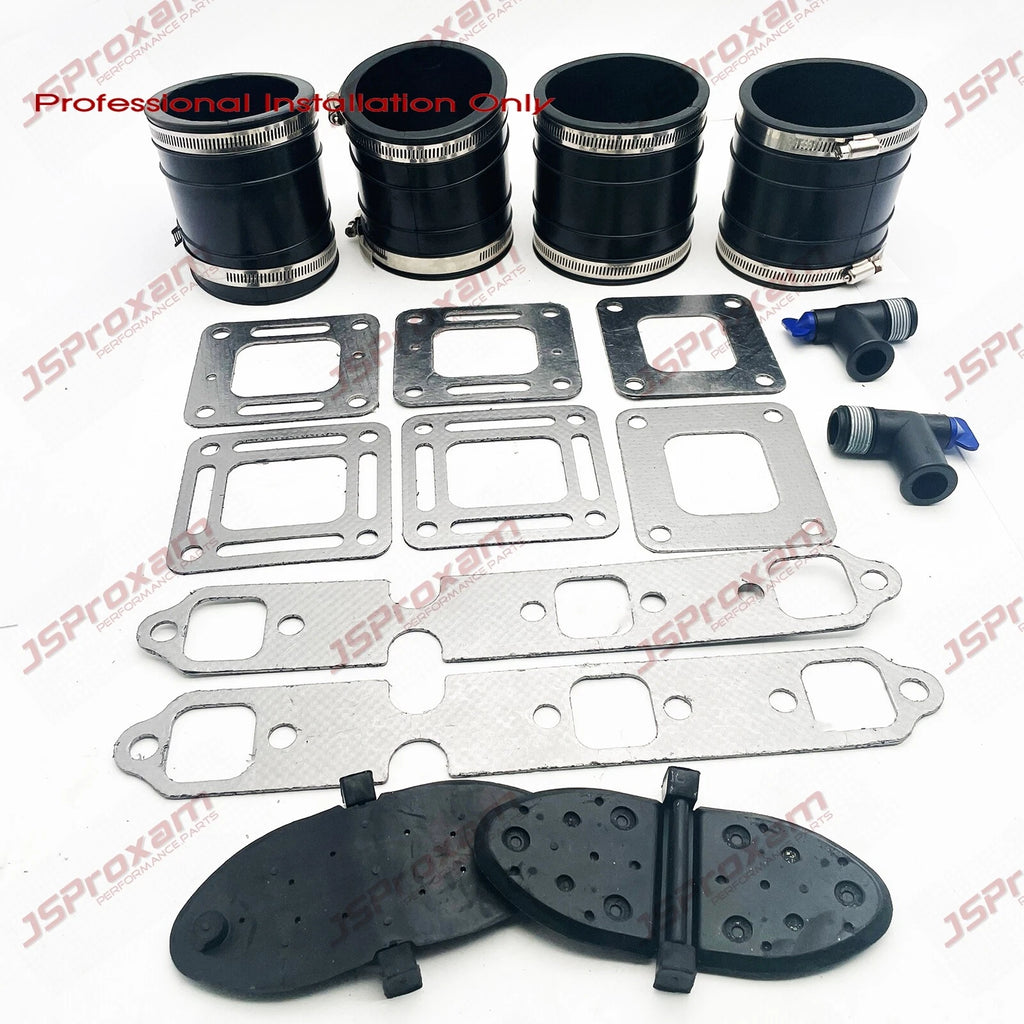 Wet Joint Exhaust Bellows Kit for MerCruiser V6 175-205 (4" 32-44348001 27-41813)