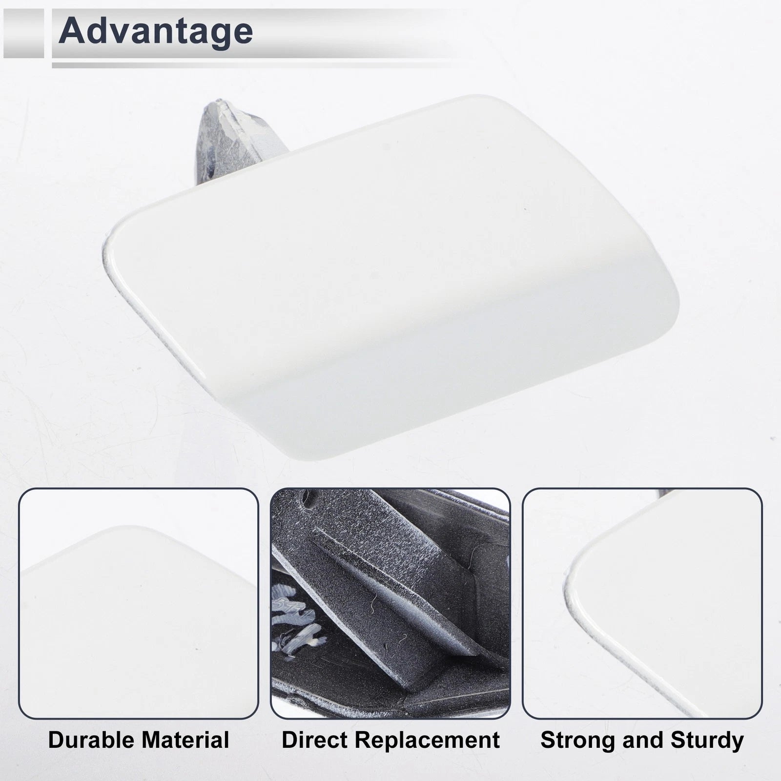 Front Right Headlight Washer Nozzle Cover Cap for BMW 320i (2012–2013)