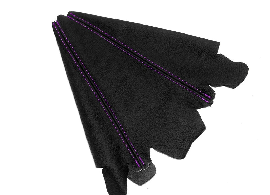 Leather Manual Shift Boot for Acura RSX (2002–2006) Purple Stitch