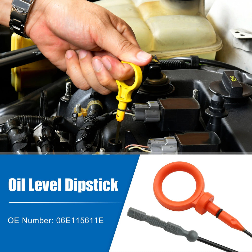 Engine Oil Fluid Level Dipstick for Audi A4 (2005–2009) No. 06E115611E