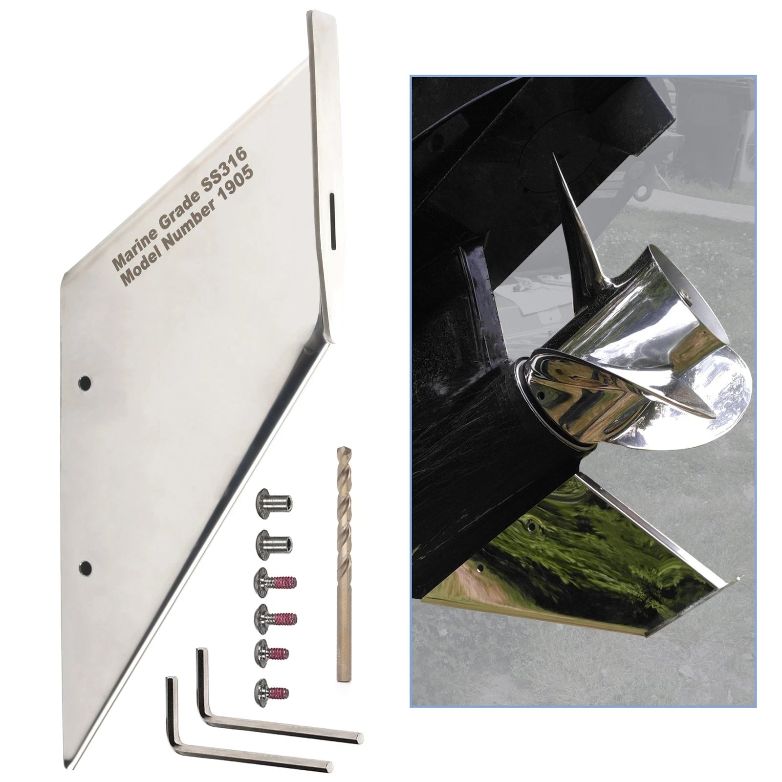 Skeg Guard Cover for Mercury Mariner 2-Stroke 200 225 250 HP (2000–2009)