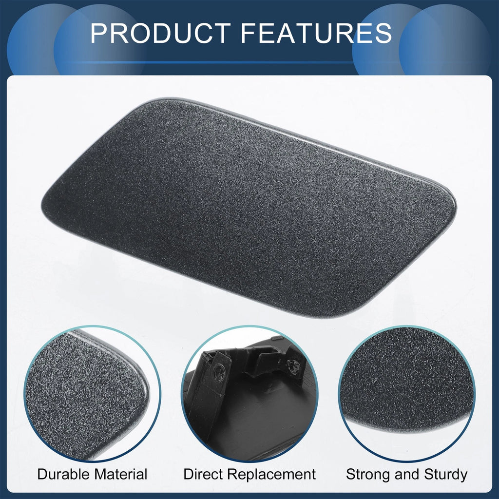 Front Left Washer Nozzle Cover Cap for Audi Q7 (2017–2019) Gray 1 Pcs