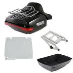 LED Backrest Pad Rack Plate for Harley Touring FLHX (2014–2026)