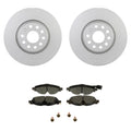 Set of 4 Bosch Front 312mm Rotors Blue Ceramic Disc Brake Pads for Audi A3 TT Quattro