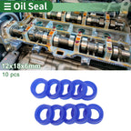 Set of 10 Oil Seal Rotary Shaft Seal 12x25x8mm for Various Models
