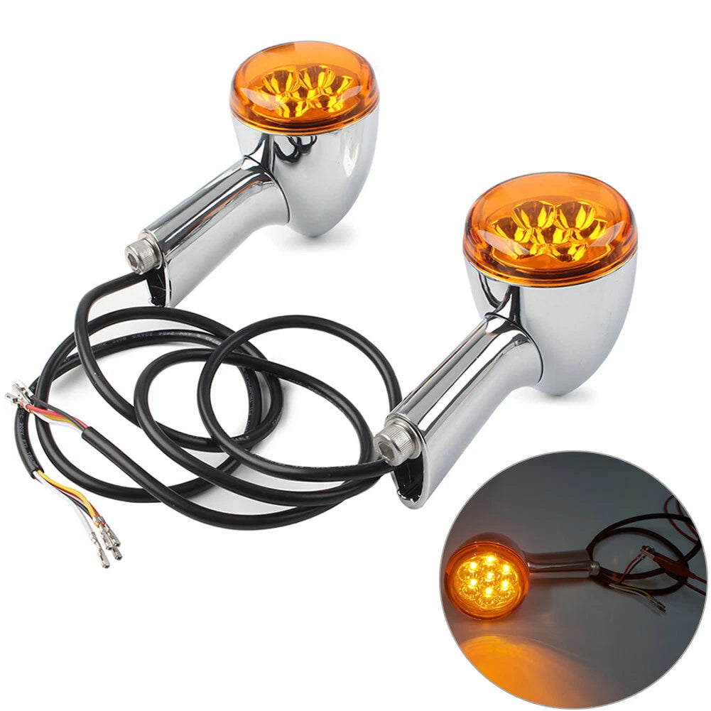 Pair Turn Signals Integrated Brake Light for Harley Sportster XL 883 1200 (1992–2022)