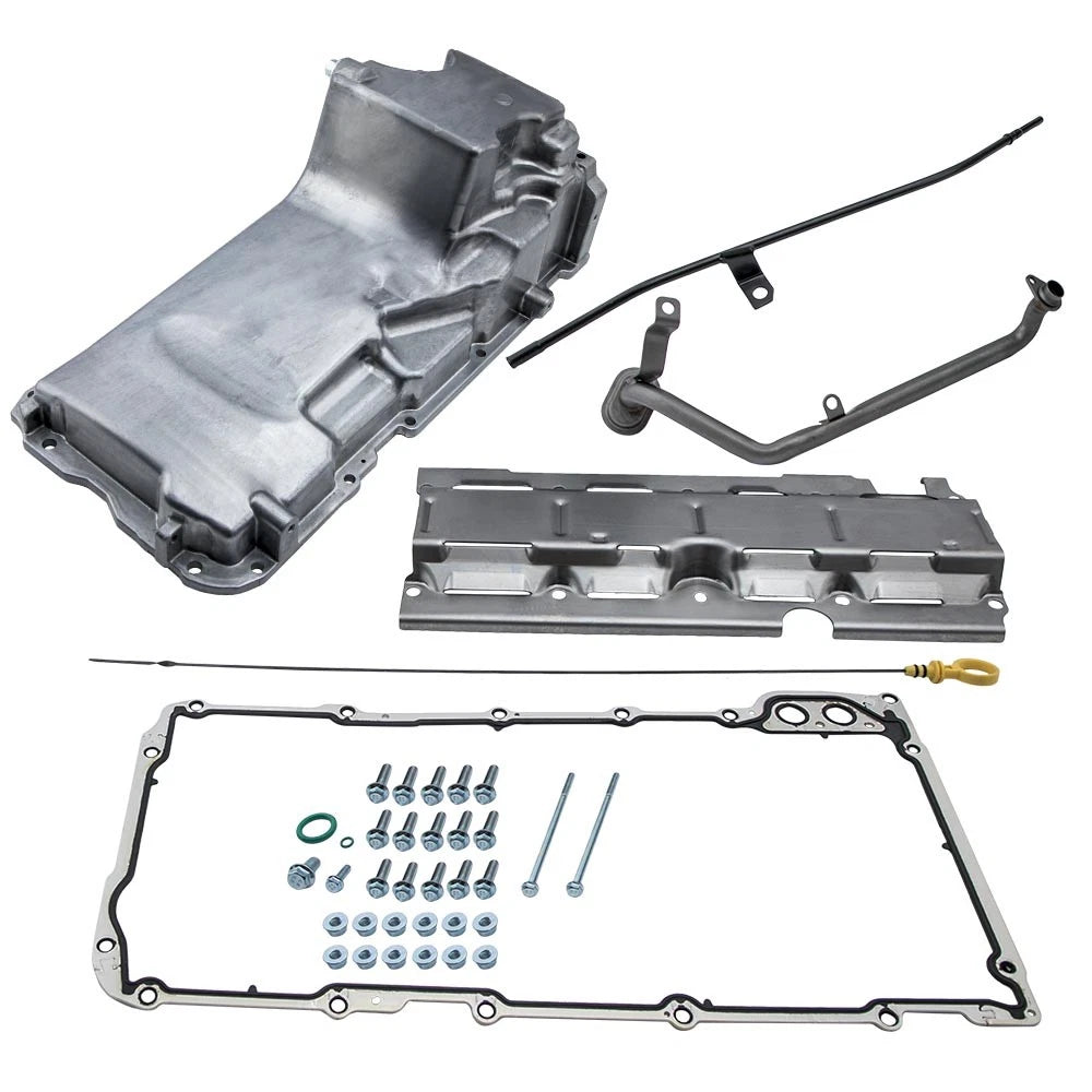 Aluminum Oil Sump Pan for GM LS1 LS3 LSA LSX RWD (1955–1995) 19212593 5Qt