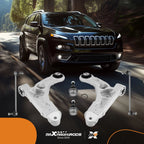 Front Suspension Control Arms with Sway Bar Link for Jeep Cherokee (2014–2018)