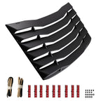 Rear Windshield Louver for Chevrolet Camaro (2016–2024) Matte Black Plastic
