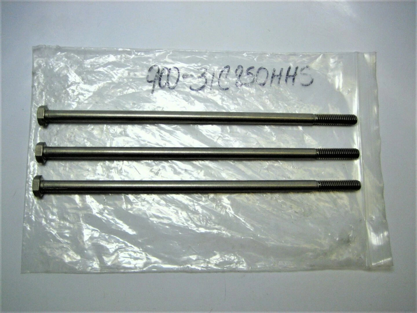 Set of 3 Hex Head Bolts for Hardin Marine 900-31C850HHS (N/A) 5/16"-18 x 8-1/2"
