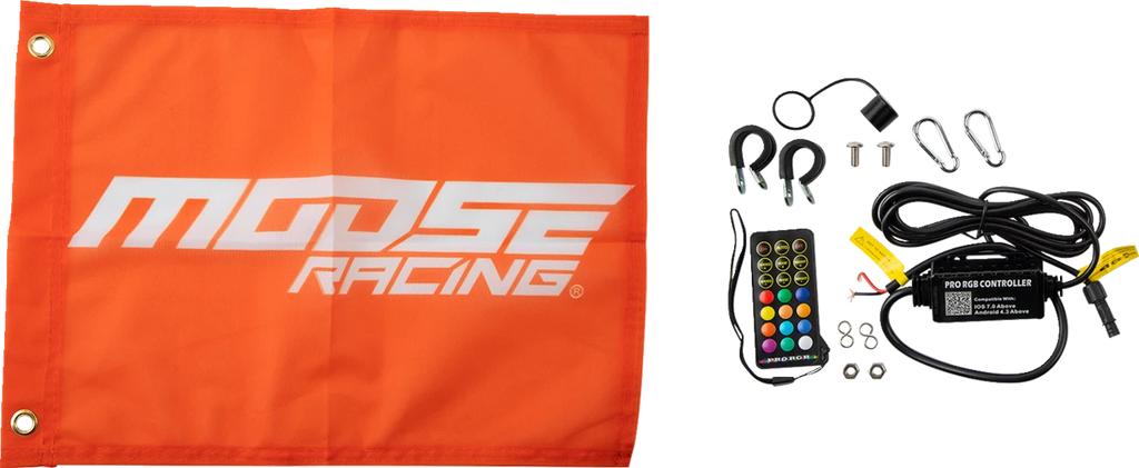 5' RGB Whip Light for Moose Offroad Chase SB-CHSBTR-151PU