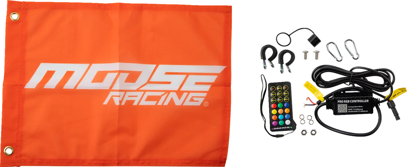 5' RGB Whip Light for Moose Offroad Chase SB-CHSBTR-151PU
