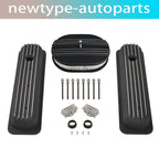 Short Valve Covers & 12" Oval Air Cleaner for Chevy 350 (1987–1997)